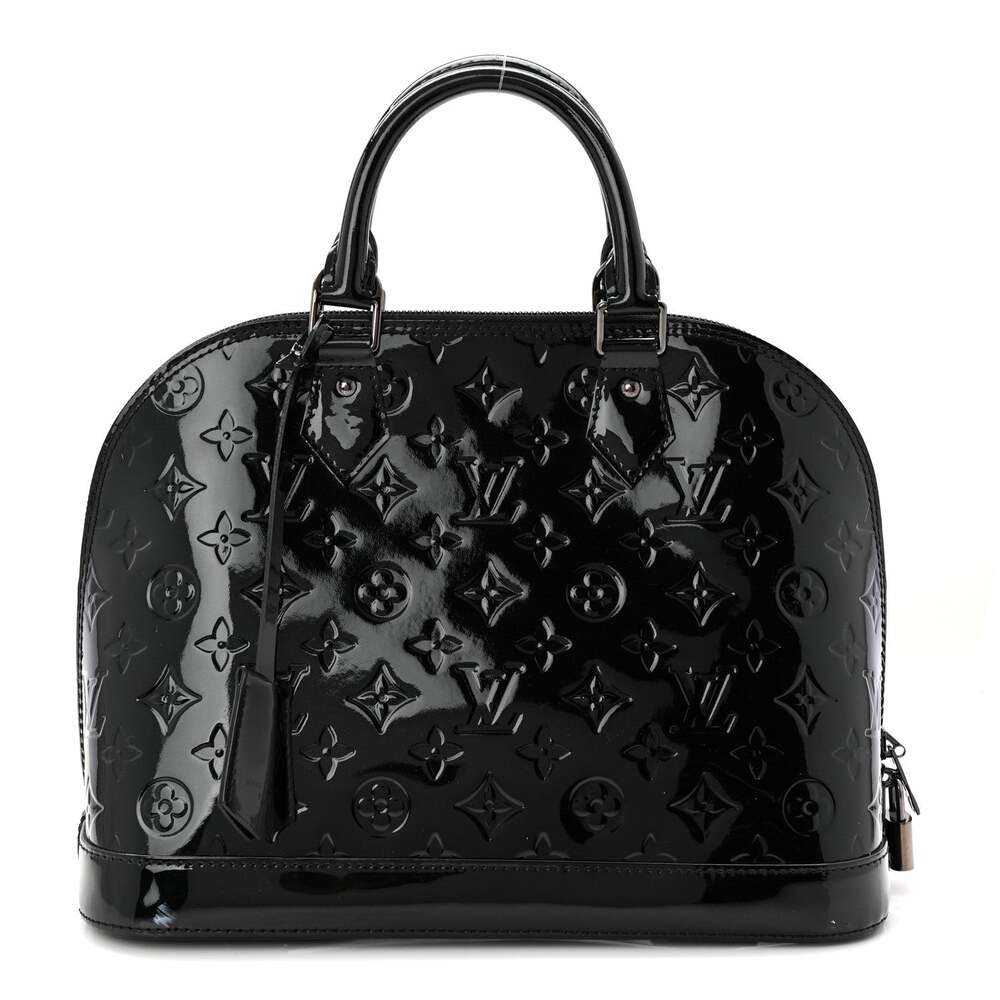Louis Vuitton Vernis Alma Pm Noir #268080L12B